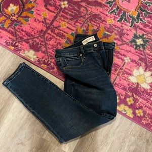 Abercrombie and fitch super skinny ankle high rise jeans